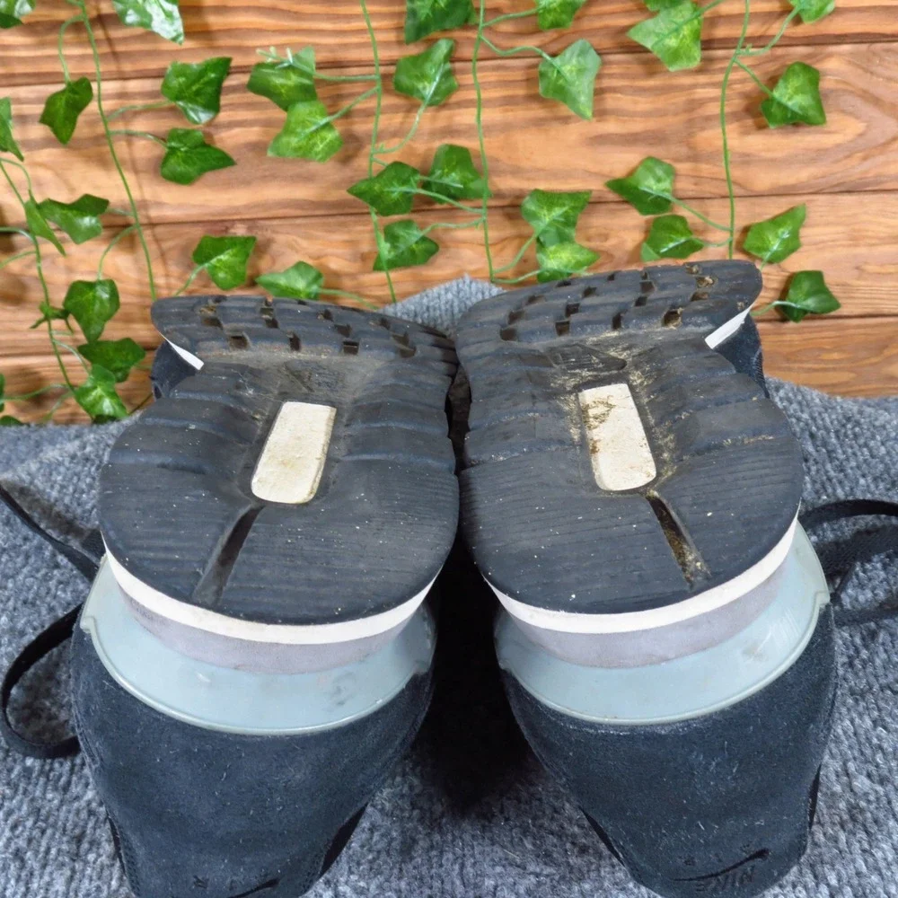 Nike Air Waffle‎ Trainer Men Running Shoes Size 14 Black Mesh Suede Retro Casual - Picture 6 of 7